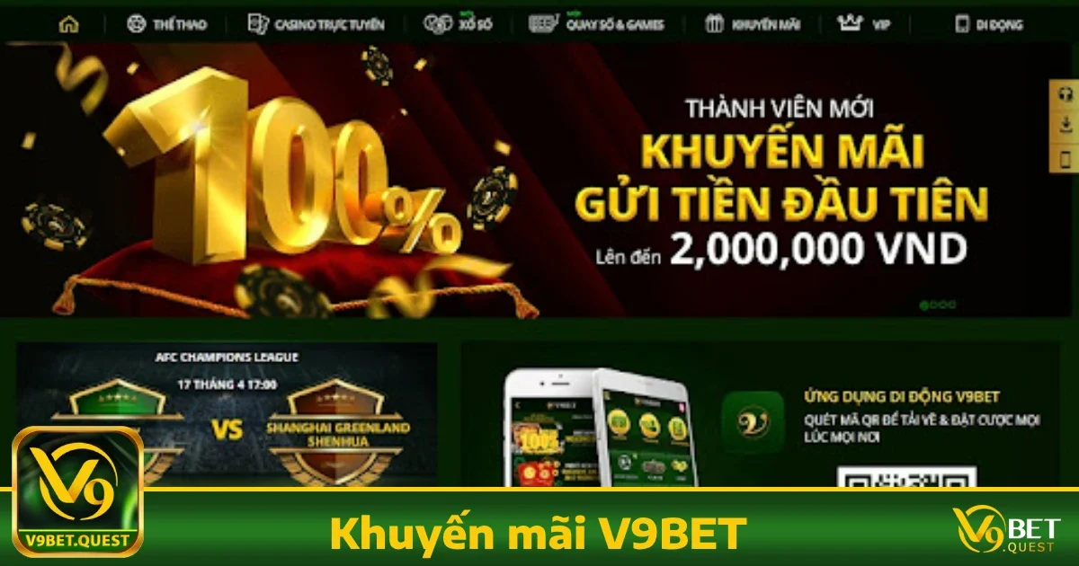 V9bet - Link vào nhà cái V9bet an toàn, không dính lừa đảo 2026 31 Khuyến Mãi Hấp Dẫn Tại v9bet – Nhận Thưởng Mỗi Ngày